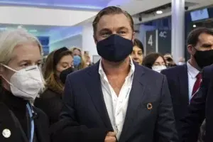 Leonardo DiCaprio asiste a la cumbre climática de la ONU