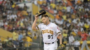 Águilas dejan sin carreras a Leones guiados por Maya; Taveras batea jonrón