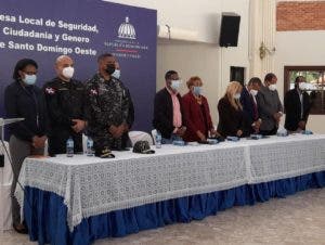 Alcaldía Sto Dgo Oeste abre mesa local Seguridad Ciudadanía y Género para reducir violencia