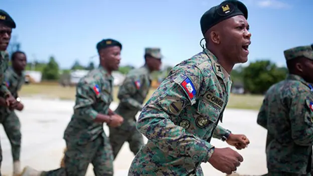 El Ejército haitiano integrará a más soldados a partir de diciembre