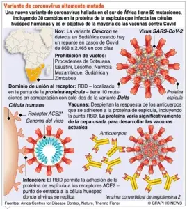 Desigualdad en vacunas puede estar ligada al surgimiento de ómicron