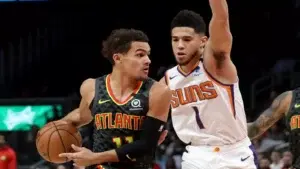 Devin Booker y Trae Young, nombrados Jugadores de la Semana en la NBA