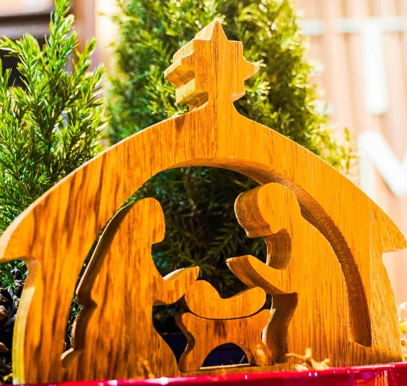 Sagrada Familia es inspiración navideña de  Detalles en Madera