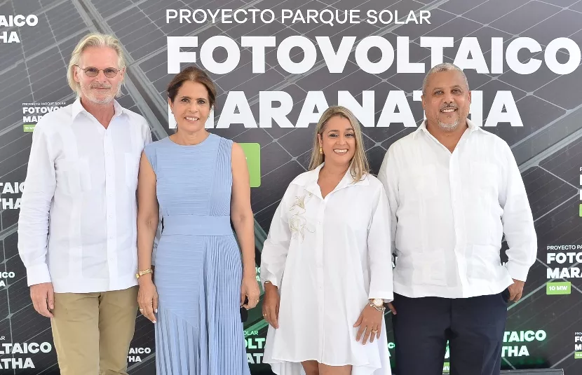 Volker Pellet, Cristina García, Katty Domínguez y Francisco de la Cruz.  fuente externa