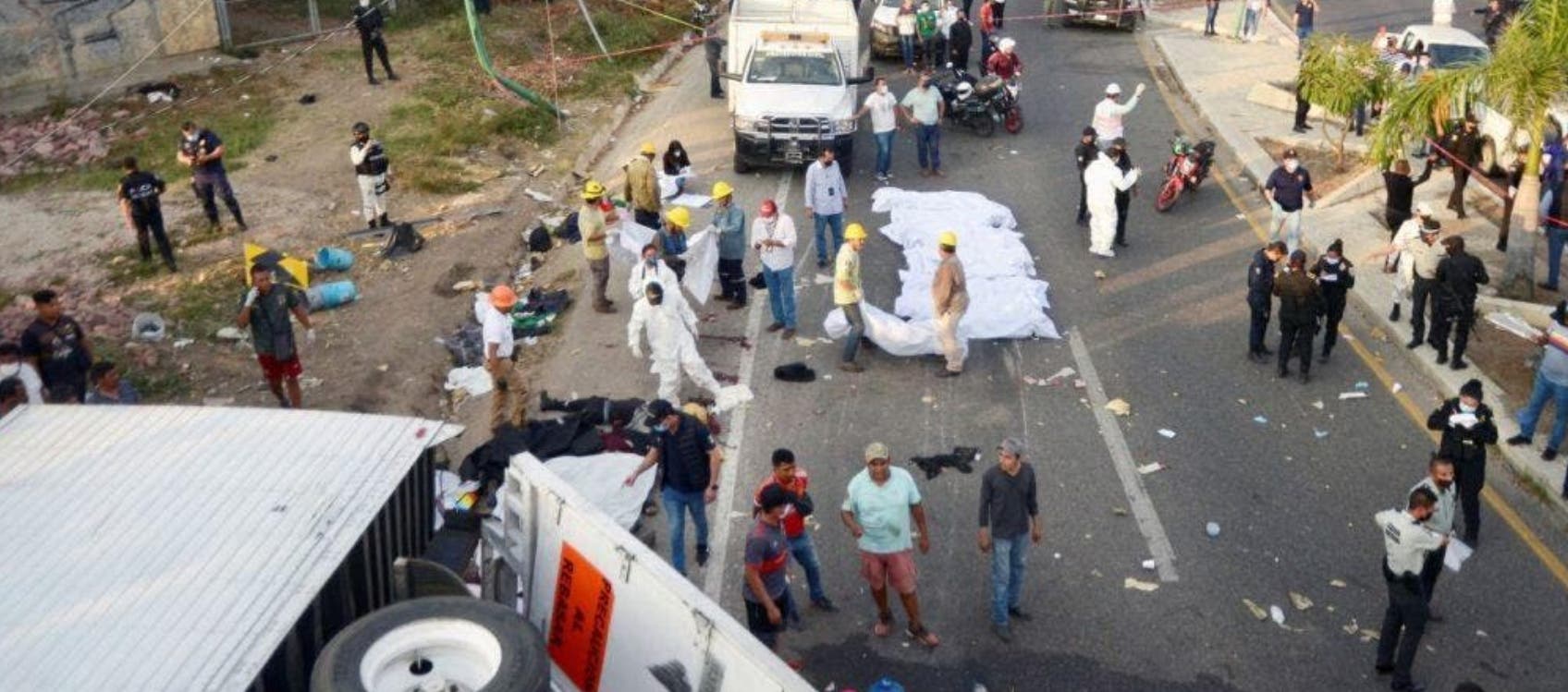 Diecisiete dominicanos han sido identificados en  accidente de México