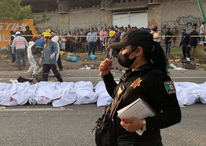Aplazan el traslado de los restos de dominicanos muertos en Chiapas