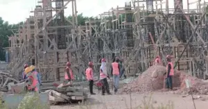 La línea II de Teleférico SD, en  Los Alcarrizos, exhibe avances