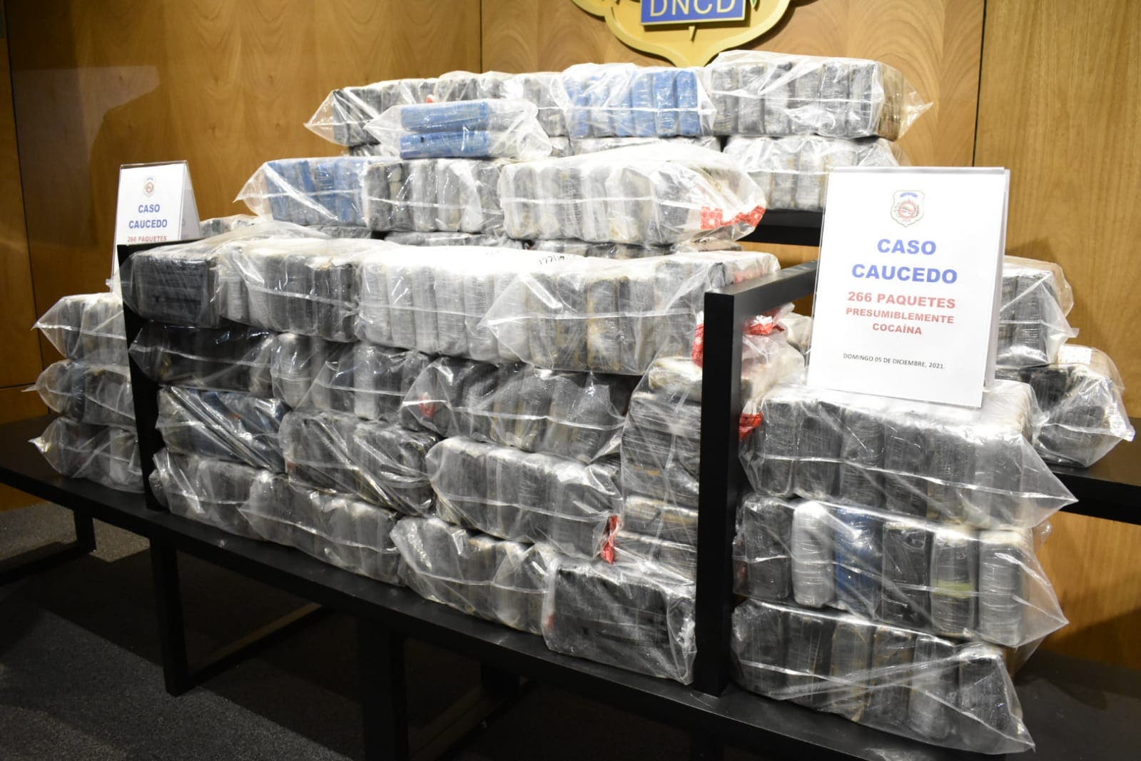 DNCD ocupa 266 paquetes de coca procedentes de Estados Unidos