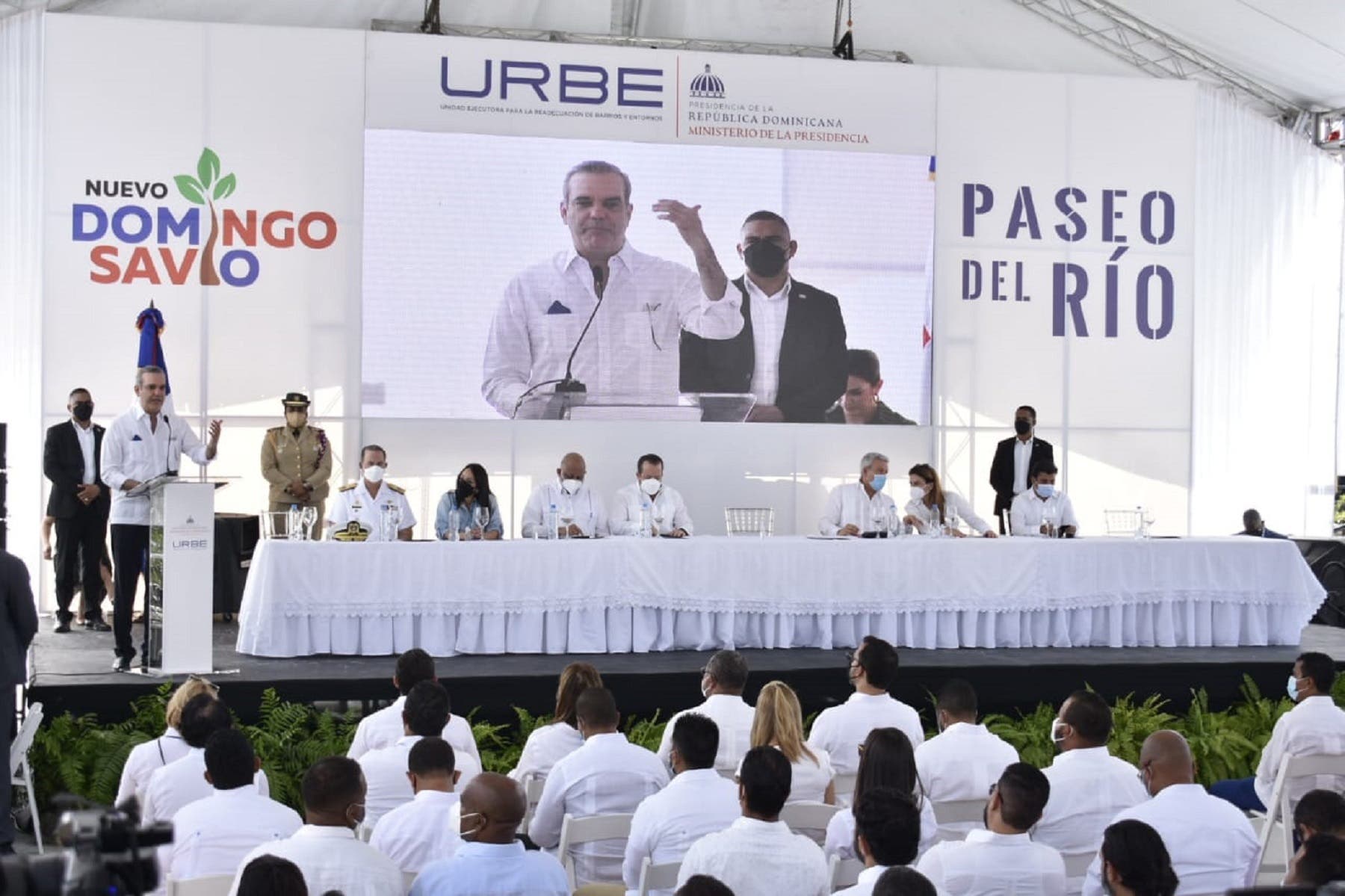 Presidente Abinader deja en funcionamiento primer tramo proyecto Nuevo Domingo Savio