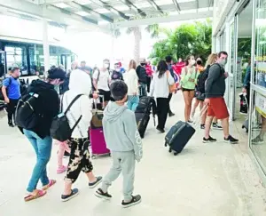 Turistas desde Argentina llegaron al país