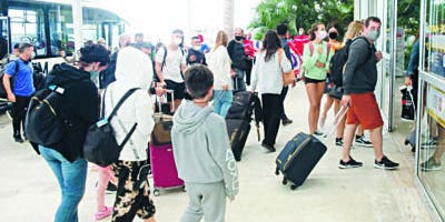 Turistas desde Argentina llegaron al país