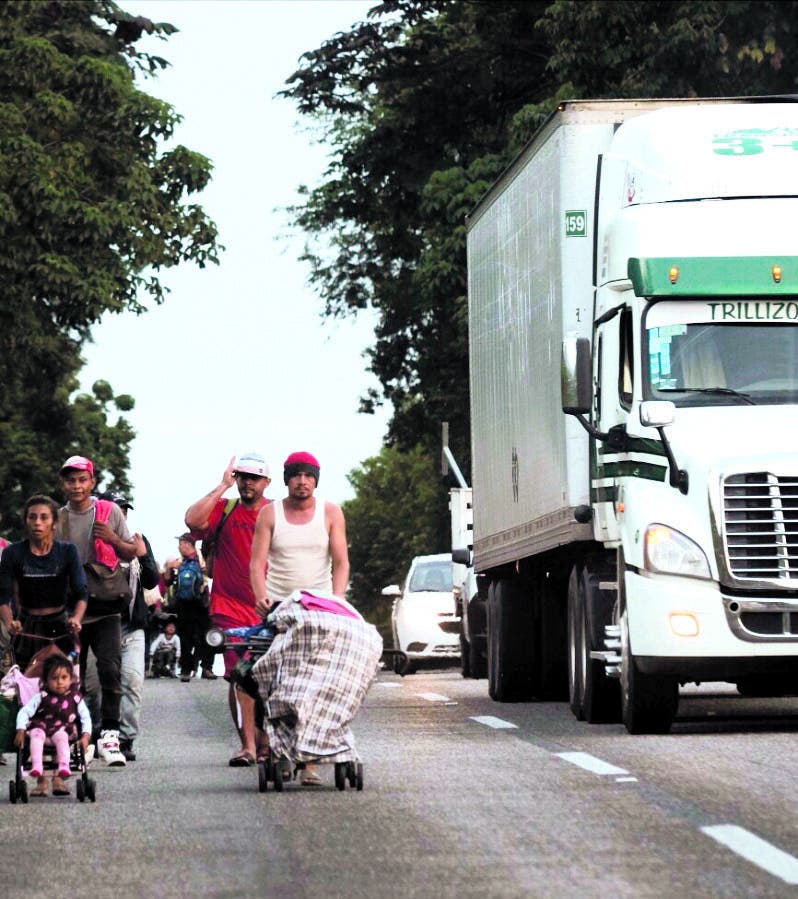 Camión en México llevaba  359 migrantes