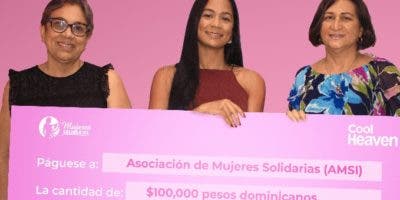 Cool Heaven entrega un aporte a Mujeres Solidarias