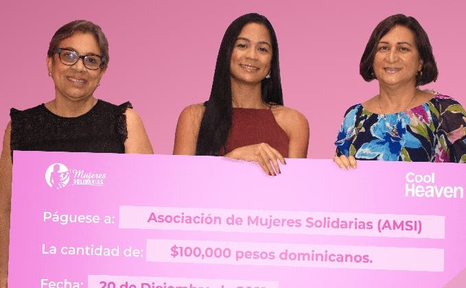 Cool Heaven entrega un aporte a Mujeres Solidarias