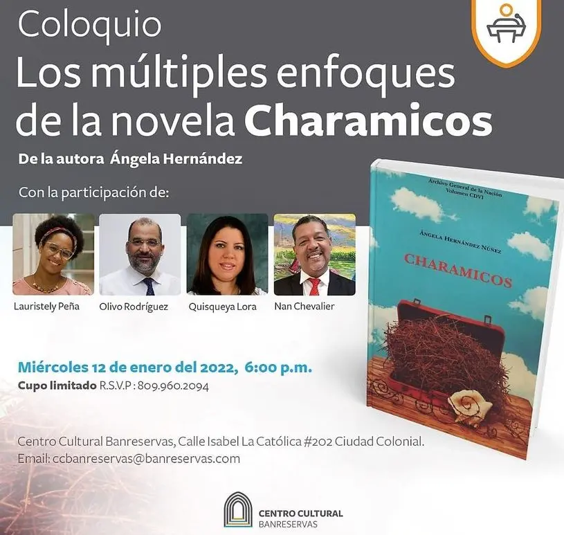 Debatirán 12 de enero novela Charamicos en Centro Cultural Banreservas