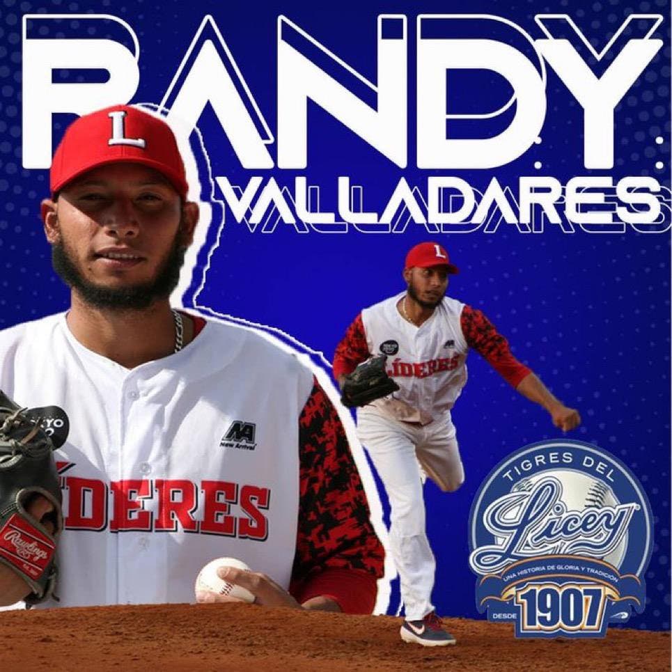 Tigres del Licey anuncian integración del lanzador Randy Valladares