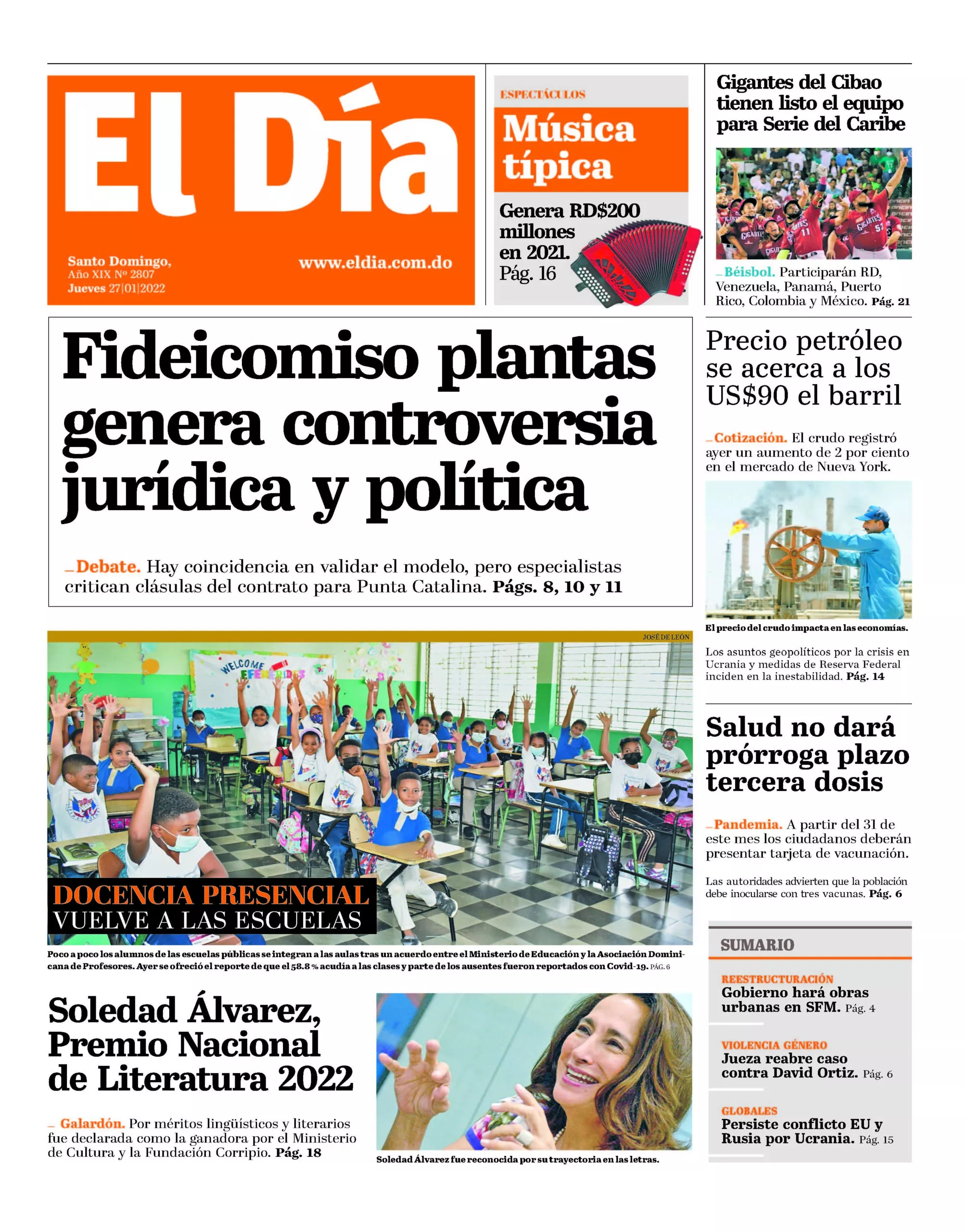 Portada impresa