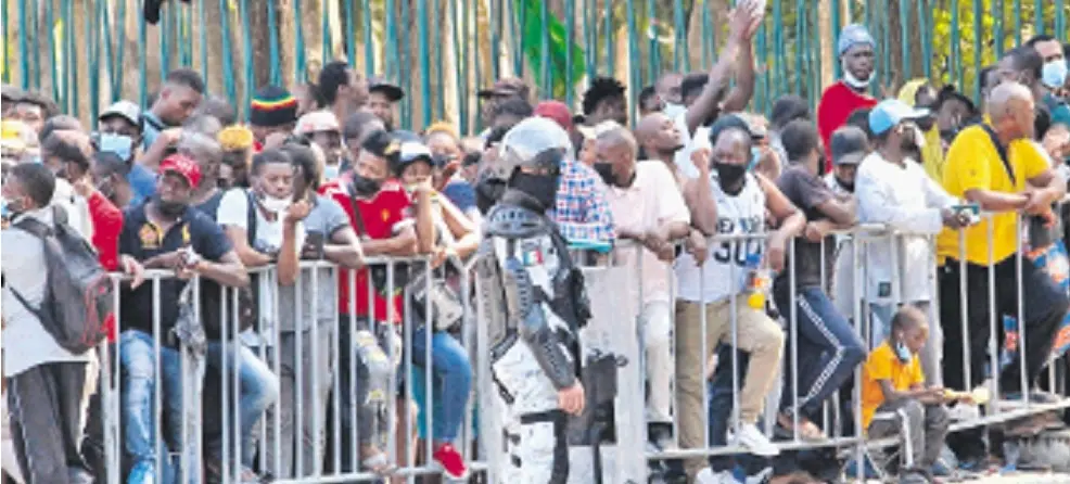 Los haitianos en México piden su regularización