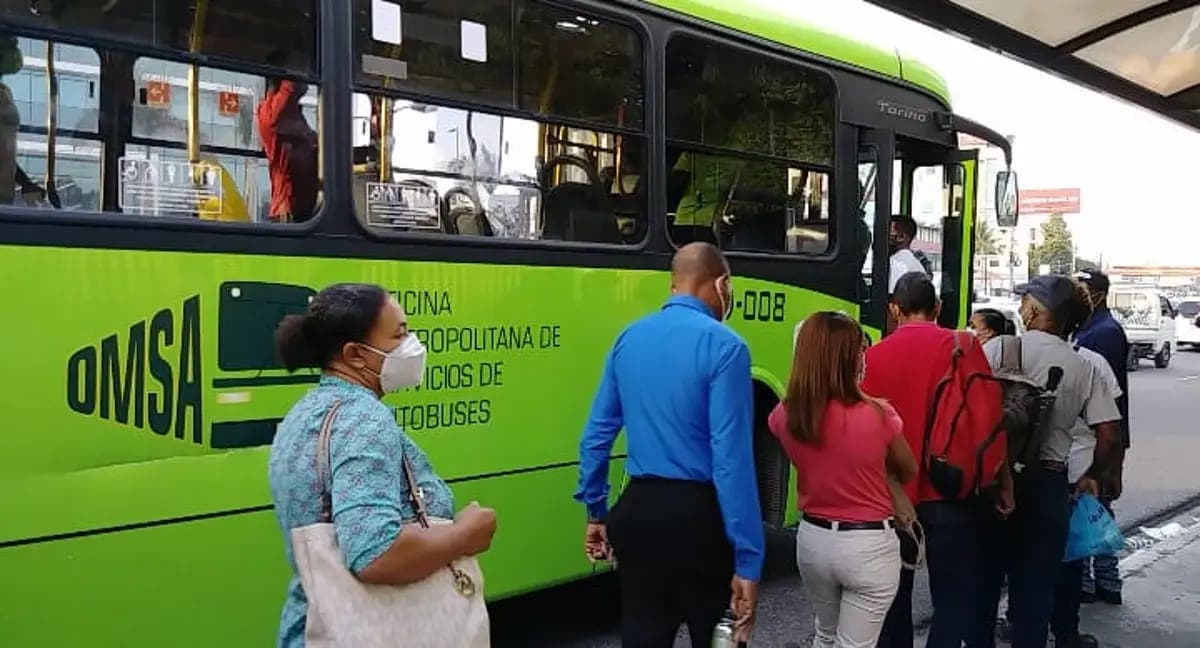 Autobuses de la OMSA transportarán usuarios de línea 1 del Metro por suspensión del servicio este fin de semana