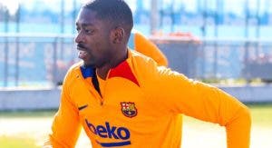 Dembélé regresa a los entrenamientos del Barcelona