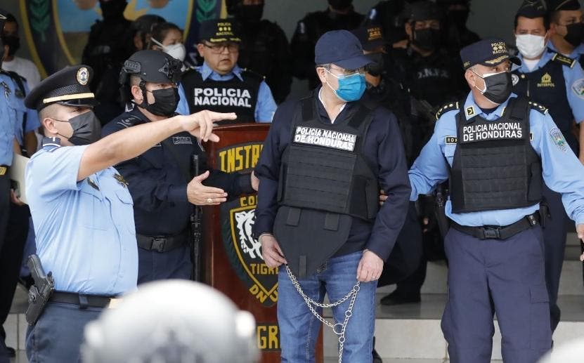 Expresidente Honduras en extradición