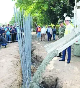 Entidad rechaza se erija muro fronterizo