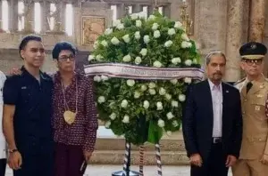 Homenaje a  Caamaño a 49 años de su muerte