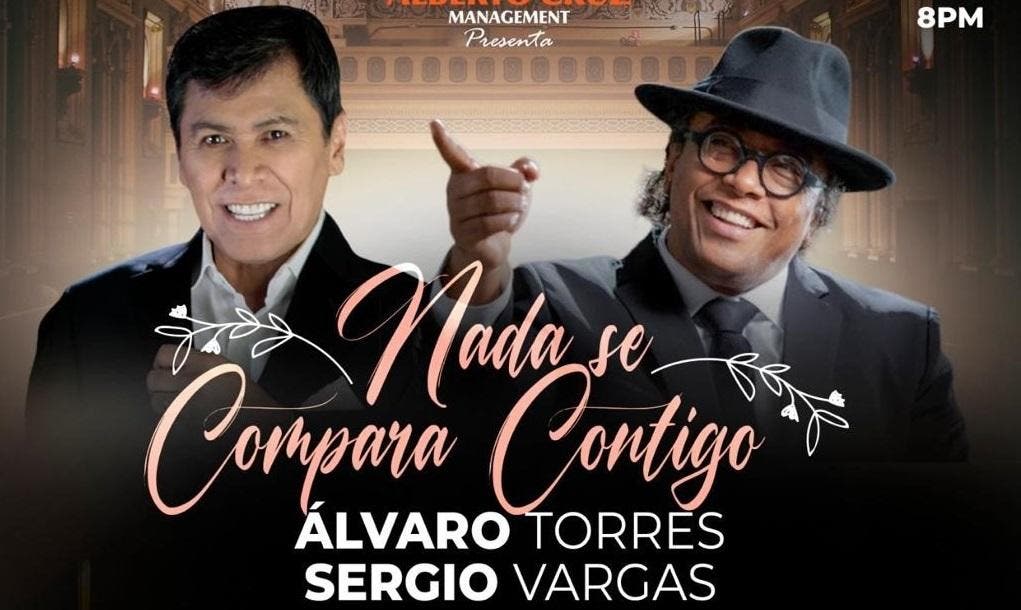 Álvaro Torres y Sergio Vargas juntos en concierto