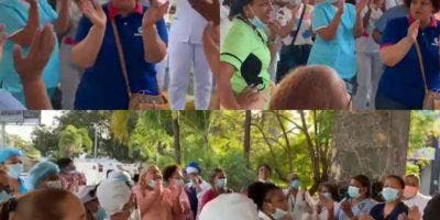 Enfermeras de Puerto Plata protestan exigiendo al SNS pago incentivos del Senasa