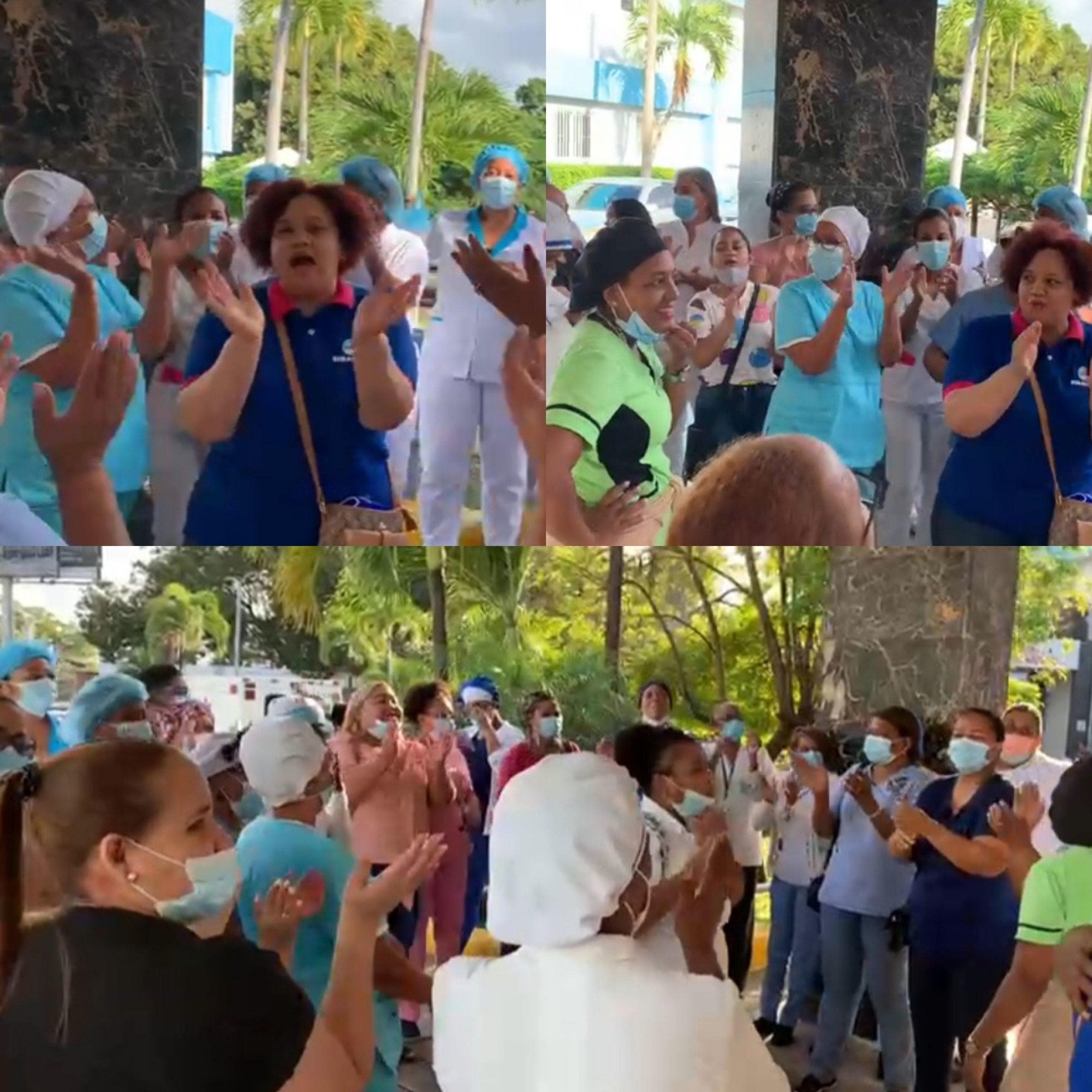 Enfermeras de Puerto Plata protestan exigiendo al SNS pago incentivos del Senasa