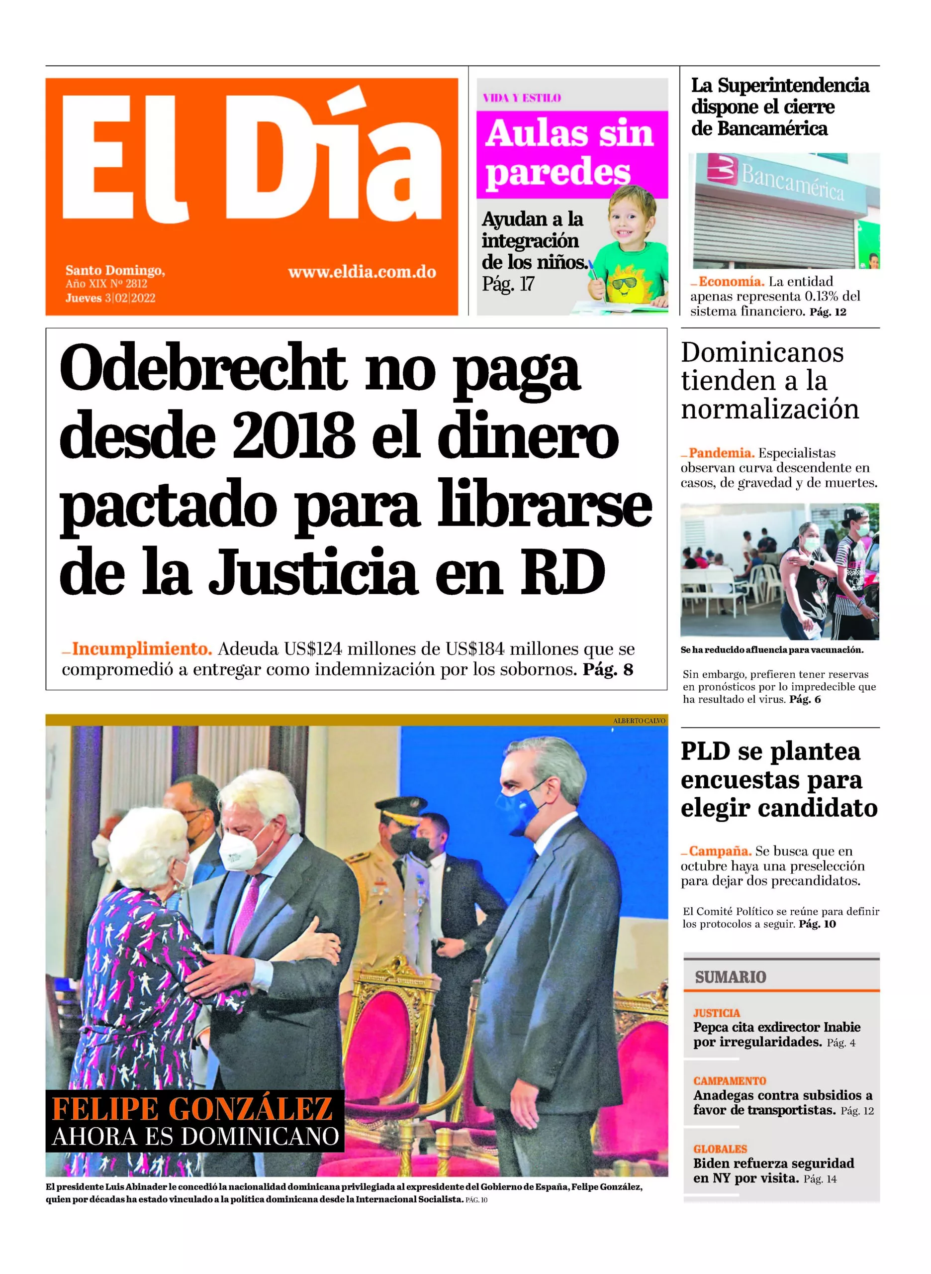 Portada impresa