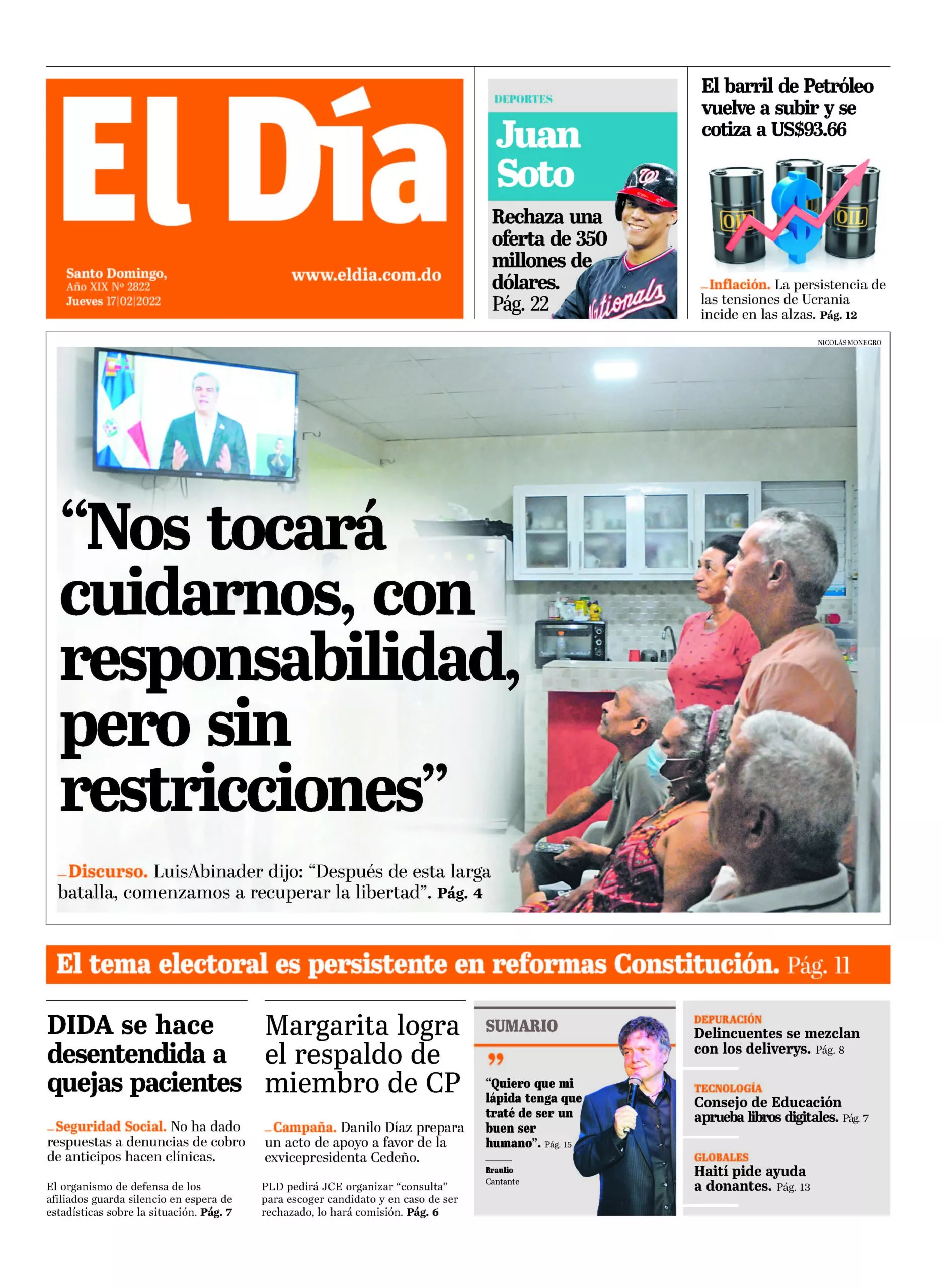 Portada impresa