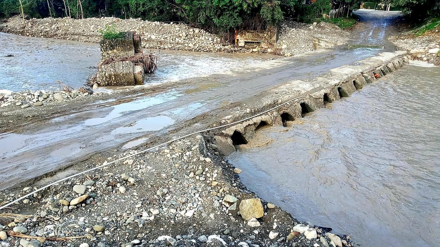 Lluvias vuelven a incrementar cauces de ríos y arroyos en Puerto Plata