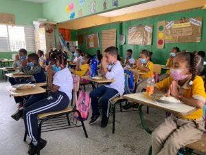 INABIE asegura mayoría de estudiantes recibió desayuno y almuerzo escolar