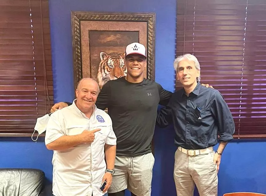 Juan Soto se reúne con directivos de los Tigres del Licey