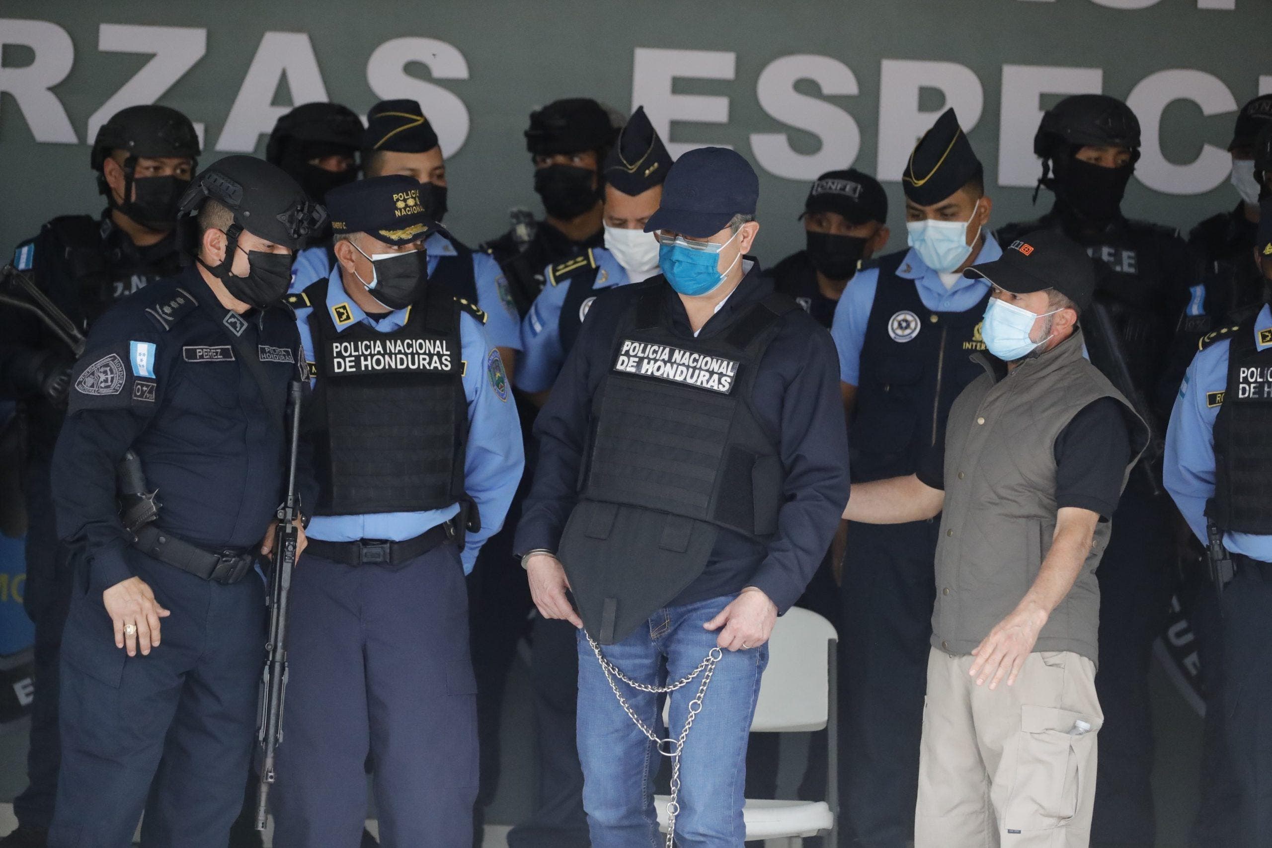 Expresidente de Honduras arrestado por narcotráfico comparecerá este miércoles ante un juez natural