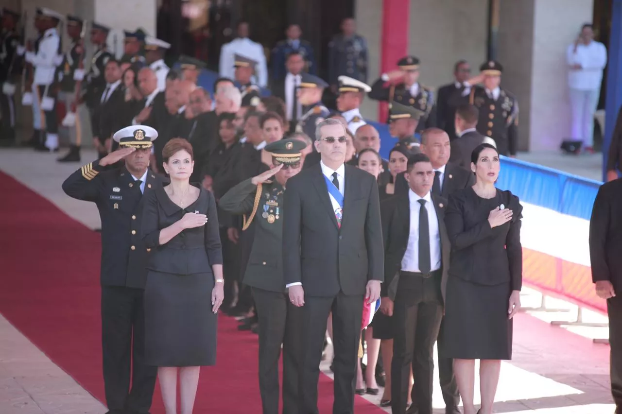 Presidente Abinader llega al Congreso para rendir cuentas