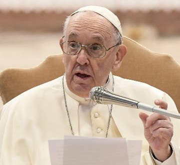 El papa Francisco: “El mundo está sediento de paz»
