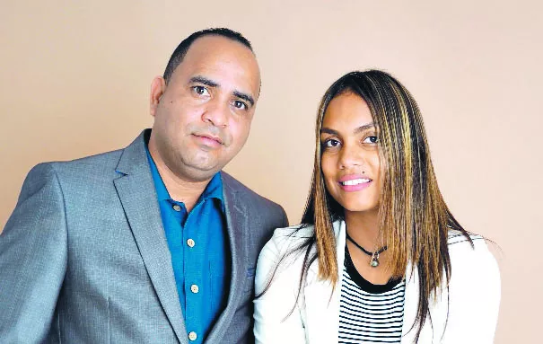 Leonel Flores y Marieyra Espinosa.