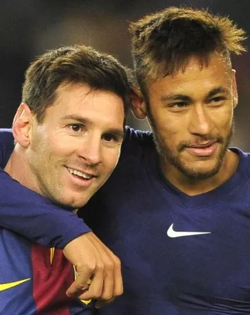 Messi y Neymar repudiados por fanáticos de su propio equipo