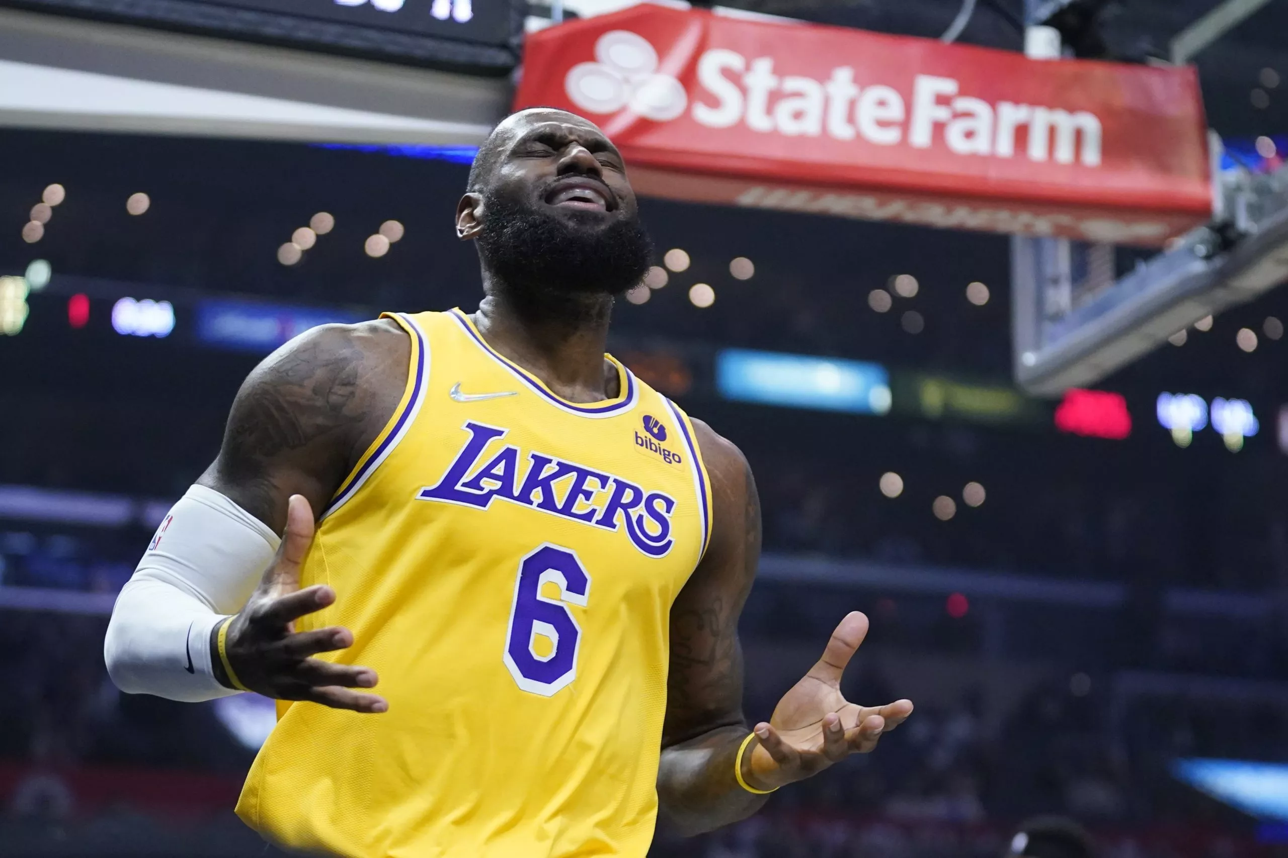 LeBron James se perderá otro partido por su tobillo; Lakers contra Utah Jazz