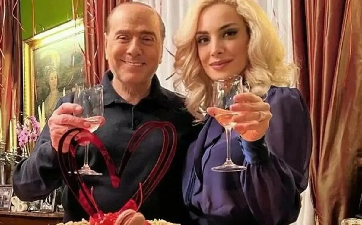 Berlusconi y su novia 53 años más joven se dan el “sí”