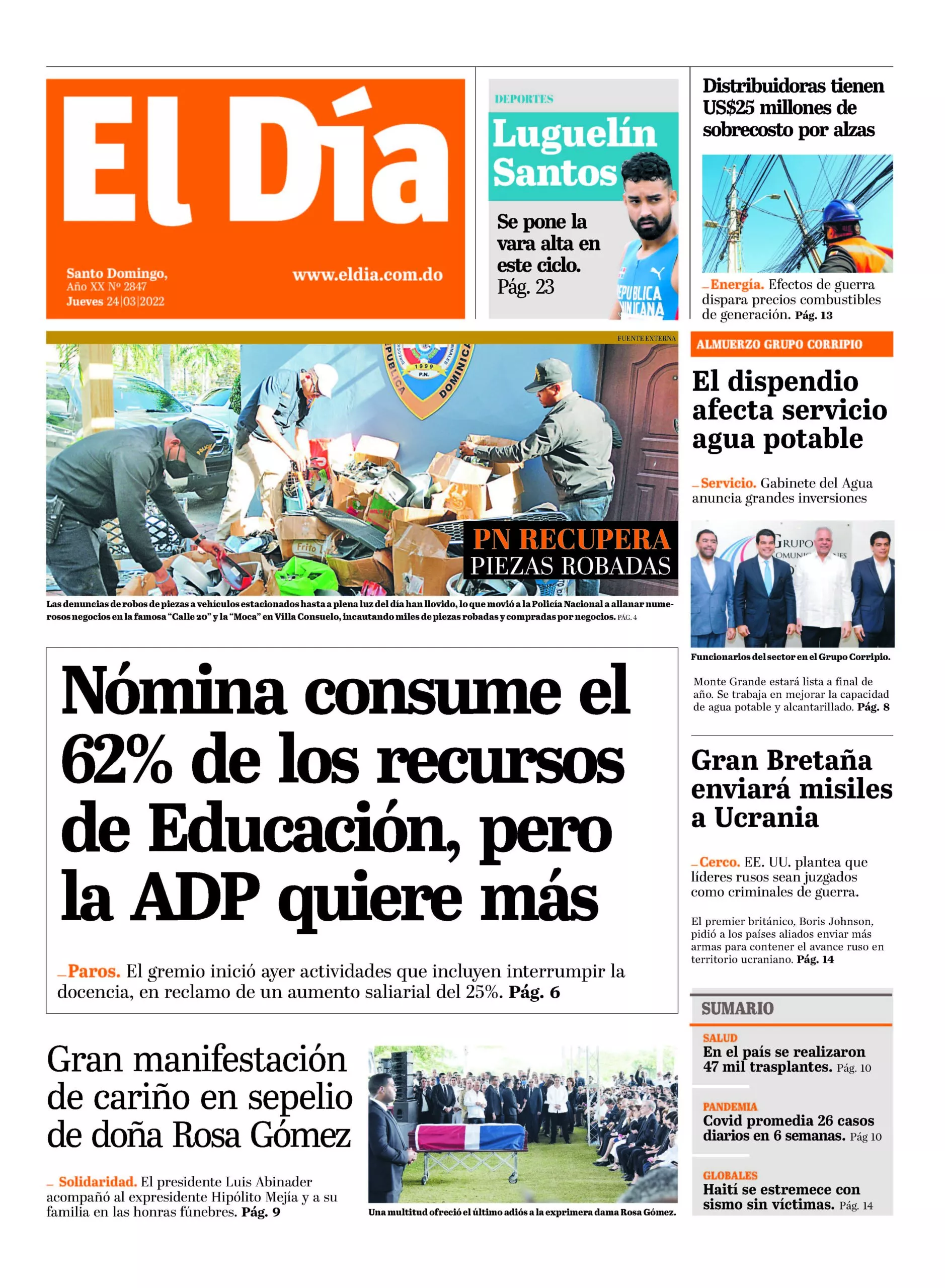 Portada impresa