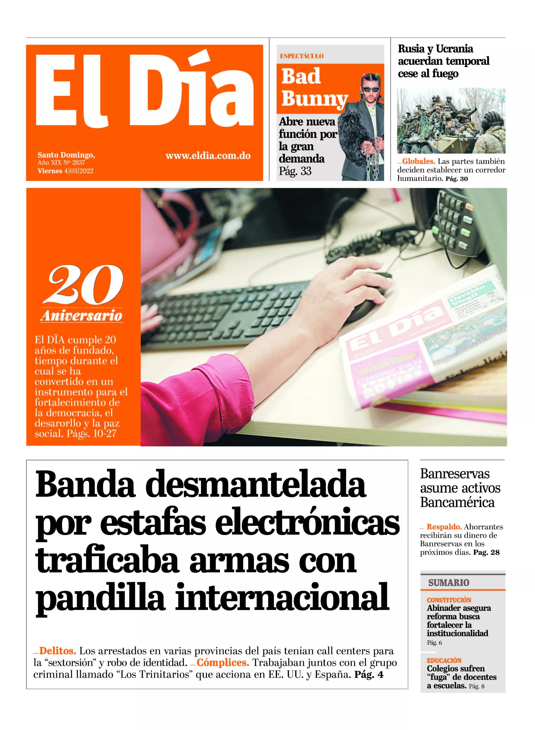 Portada impresa