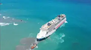 Crucero que encalló en Puerto Plata había entrado a ese puerto en cinco ocasiones