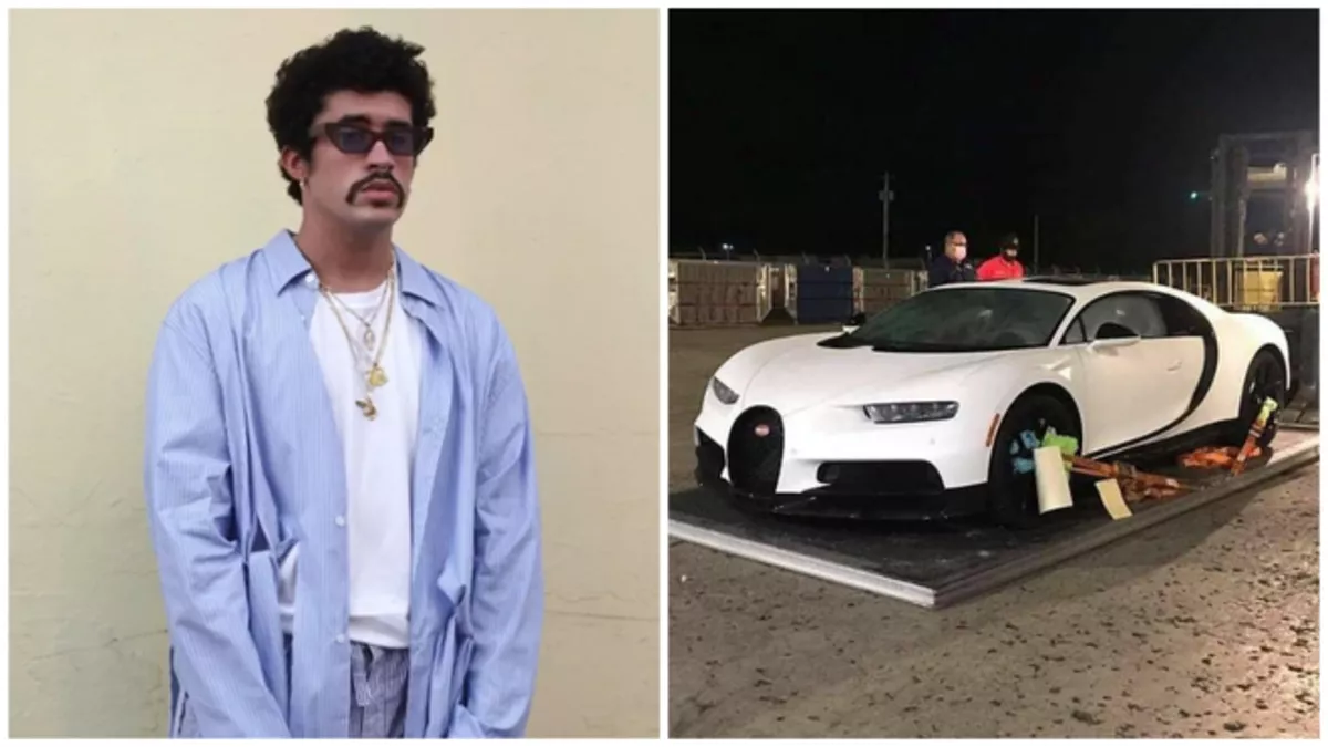 Bad Bunny alborota las redes sociales con anuncio de venta de su Bugatti