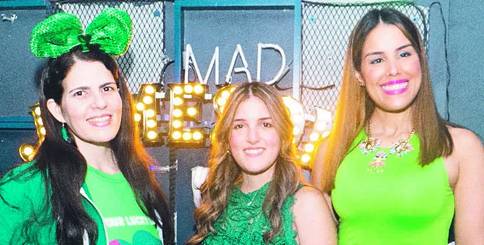 Dashiel Durán,  Rita Guzmán y  Francesca Ortiz.