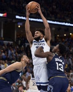 Towns y T-Wolves, listos para castigar  Grizzlies