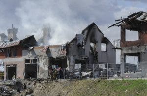 Al menos siete muertos en ataques de misiles rusos en Leópolis