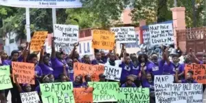 Las mujeres haitianas salen a las calles para exigir sus derechos